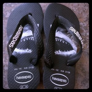 Havaianas  sandals - kids - 10C  - sharks design